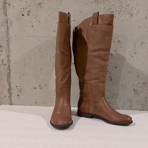 Mossimo Supply Co. Cognac Tall Leather Riding Boot - Sz 6